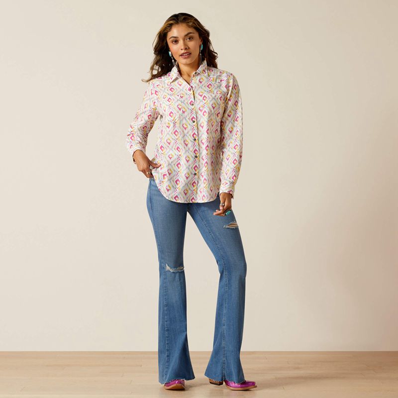 Ariat Billie Jean Shirt Adina Femme | BWM-04763155