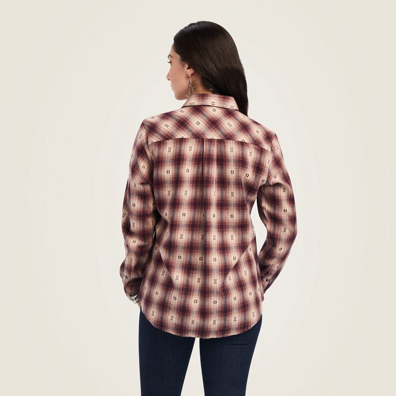 Ariat Billie Jean Shirt Rose Femme | XEA-34183287