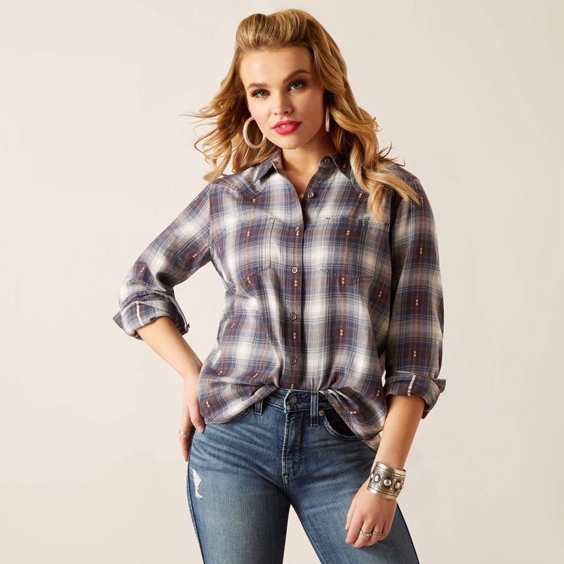 Ariat Billie Jean Shirt Folkstone Femme | ZVG-48152674