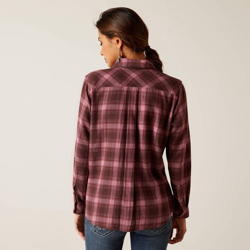 Ariat Billie Jean Shirt Lucky Plaid Femme | XVU-13664228