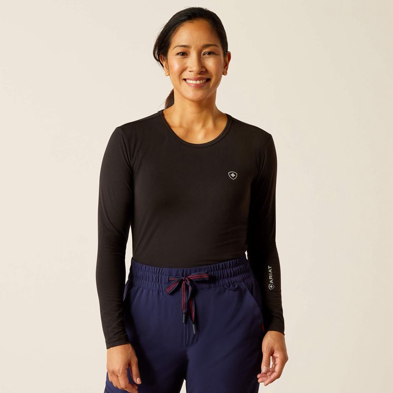 Ariat Soft Touch Underscrub Baselayer Noir Femme | MEJ-85663907