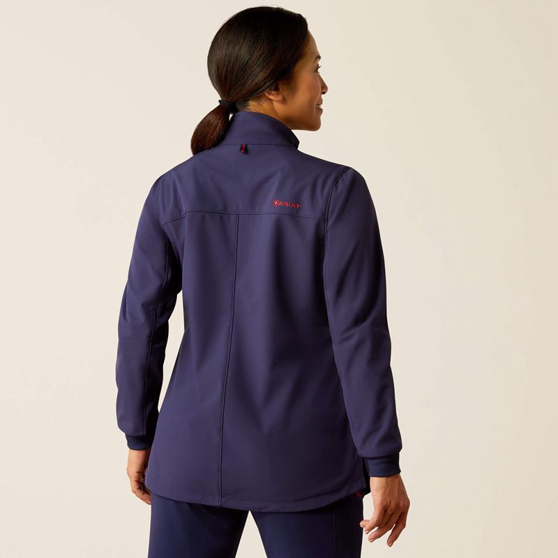 Ariat Rosalyn Utility Scrub Jacket Bleu Marine Femme | TYJ-83930581