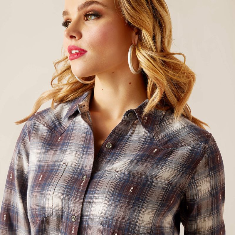 Ariat Billie Jean Shirt Folkstone Femme | ZVG-48152674