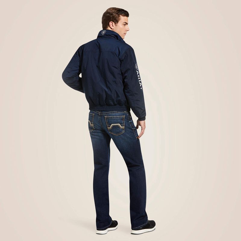 Ariat Team Insulated Jacket Bleu Marine Homme | KZD-05976951