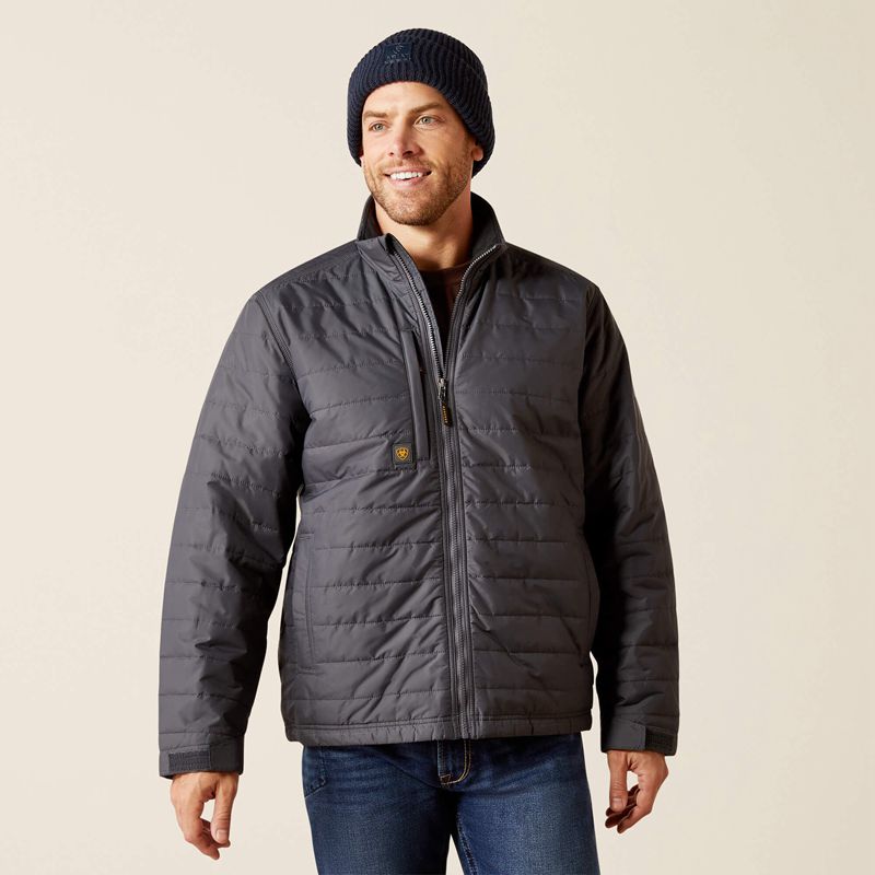 Ariat Rebar Cordura Ripstop Lightweight Insulated Jacket Grise Homme | ZLA-94941666