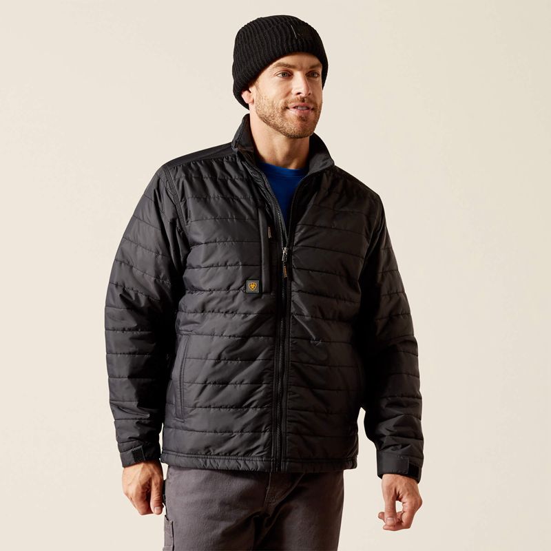 Ariat Rebar Cordura Ripstop Lightweight Insulated Jacket Noir Homme | VRL-81426912