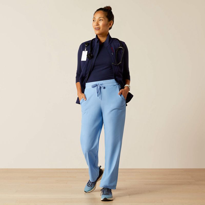 Ariat Nightingale Utility Stretch Scrub Pant Bleu Clair Femme | FWT-44332531