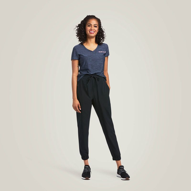 Ariat Tek Jogger Sweatpants Noir Femme | SVI-89111325