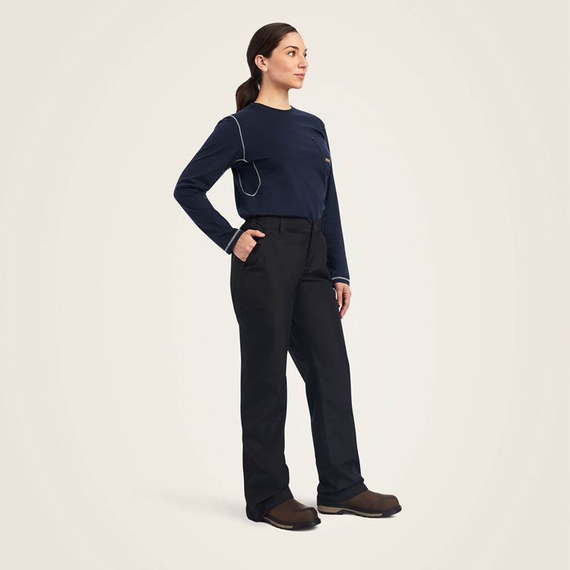 Ariat Rebar Stormshell Waterproof Pant Noir Femme | DQB-28505024