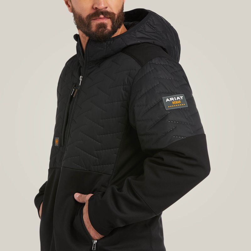 Ariat Rebar Cloud 9 Insulated Jacket Noir Homme | CNP-64122513