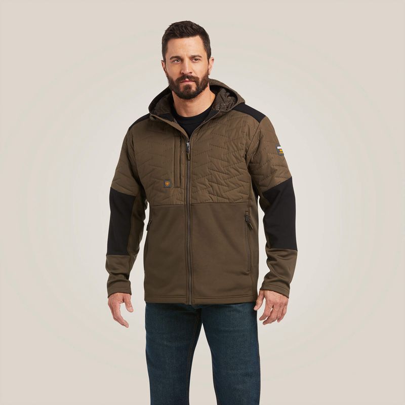 Ariat Rebar Cloud 9 Insulated Jacket Wren Homme | OKQ-37721534