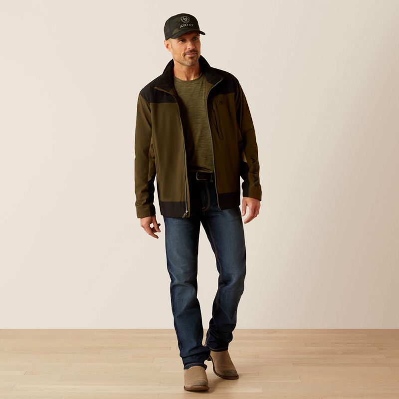 Ariat Pioneer Stretchshell Jacket Relic Homme | DAI-43466410