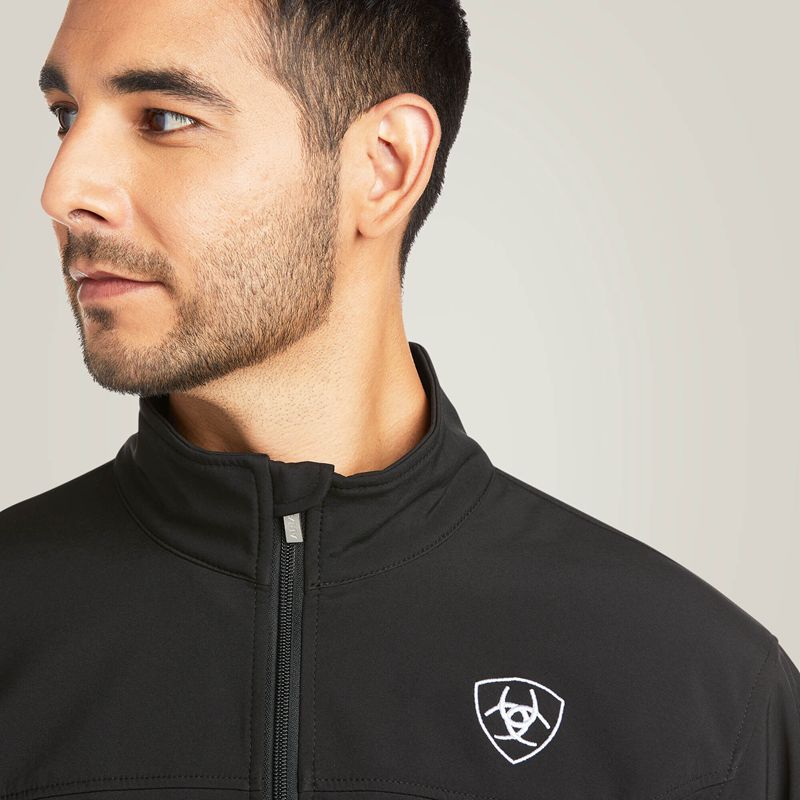 Ariat New Team Softshell Mexico Jacket Noir Homme | SAJ-91206908