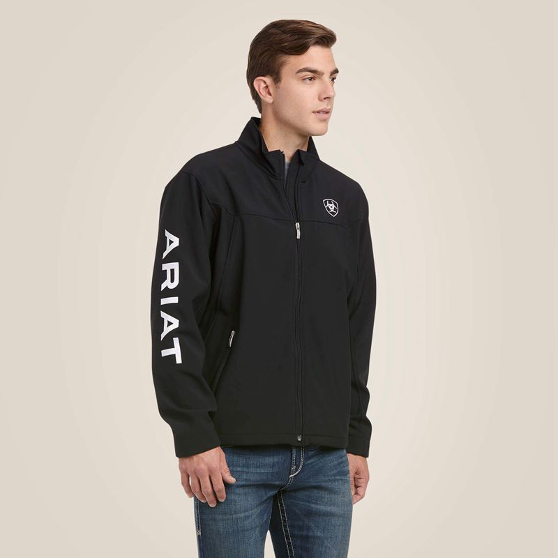 Ariat New Team Softshell Jacket Noir Homme | XQU-41006344