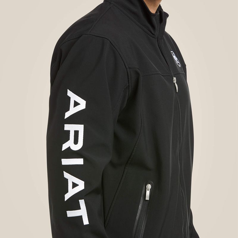 Ariat New Team Softshell Jacket Noir Homme | XQU-41006344