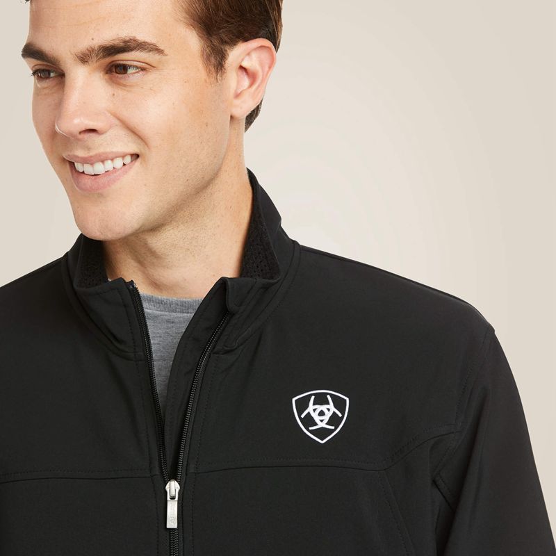 Ariat New Team Softshell Jacket Noir Homme | XQU-41006344