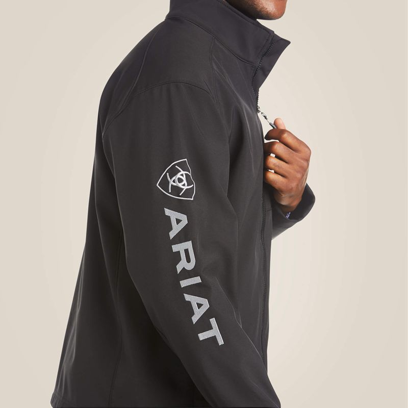 Ariat Logo 2.0 Softshell Jacket Noir Homme | PKM-76824178