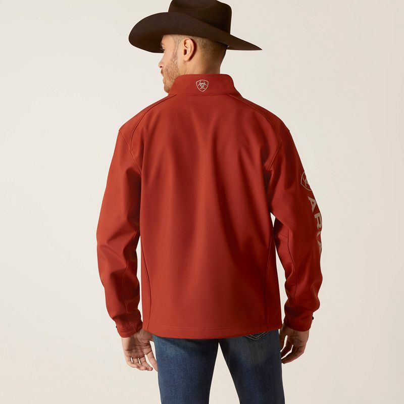 Ariat Logo 2.0 Softshell Jacket Koa Wood Homme | UXI-11991086