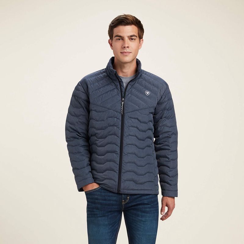 Ariat Ideal Down Jacket Charcoal Heather Homme | UPF-64760700