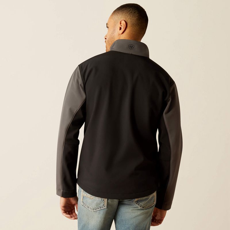 Ariat Logan Softshell Jacket Grise Homme | EDH-42806418