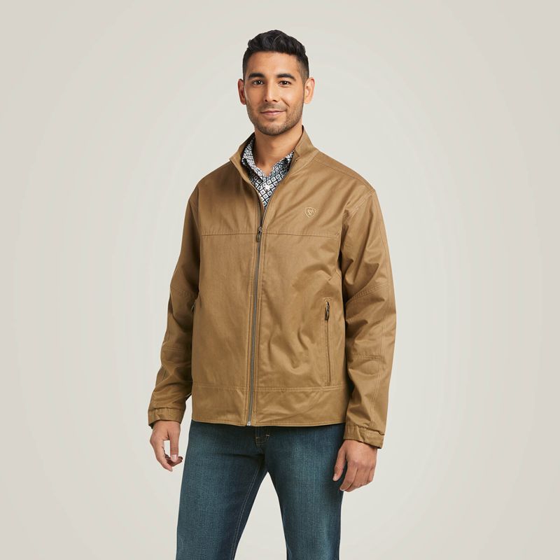 Ariat Grizzly Canvas Lightweight Jacket Cub Homme | UTC-99769517