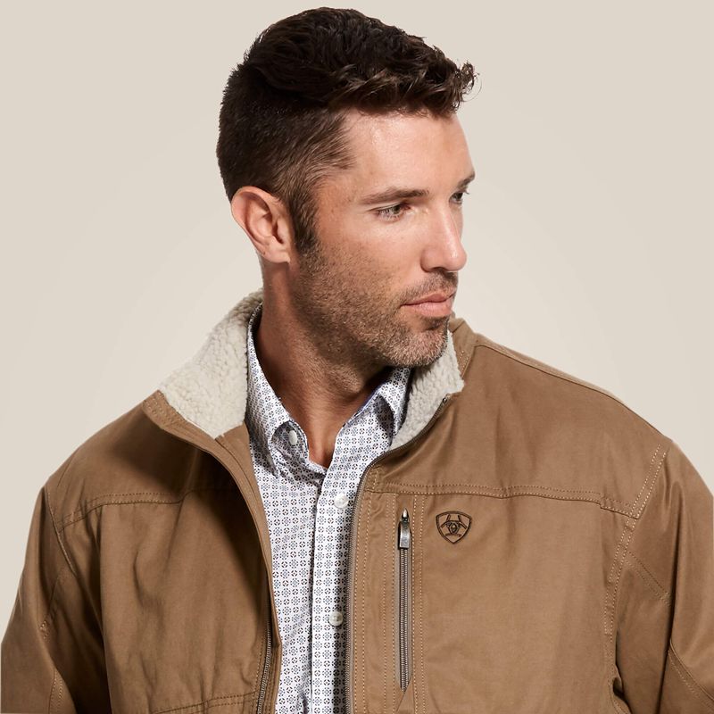 Ariat Grizzly Canvas Jacket Cub Homme | UHY-49505427