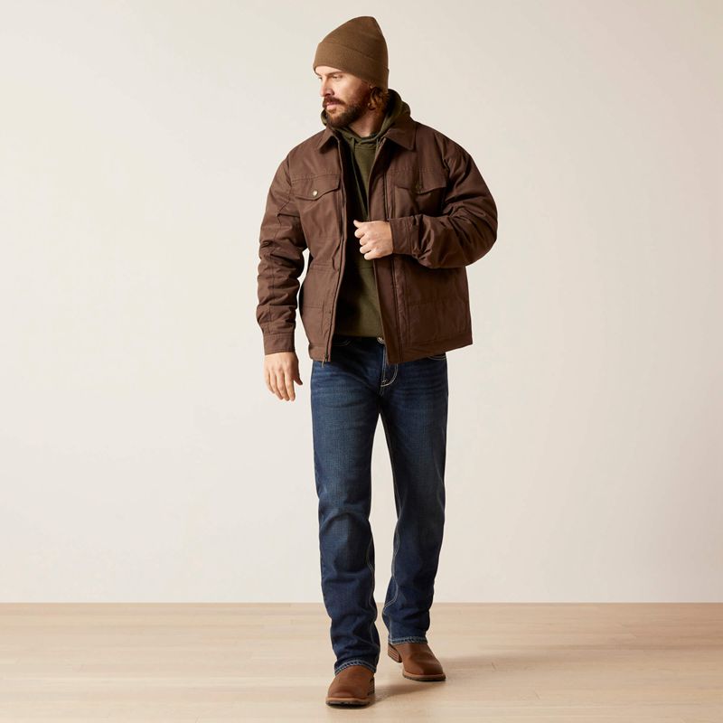 Ariat Grizzly 2.0 Canvas Conceal And Carry Jacket Bracken Homme | WSZ-74533917