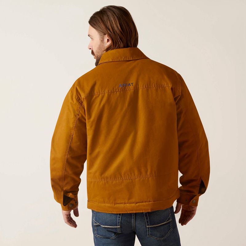 Ariat Grizzly 2.0 Canvas Conceal And Carry Jacket Chestnut Homme | NJT-11449550