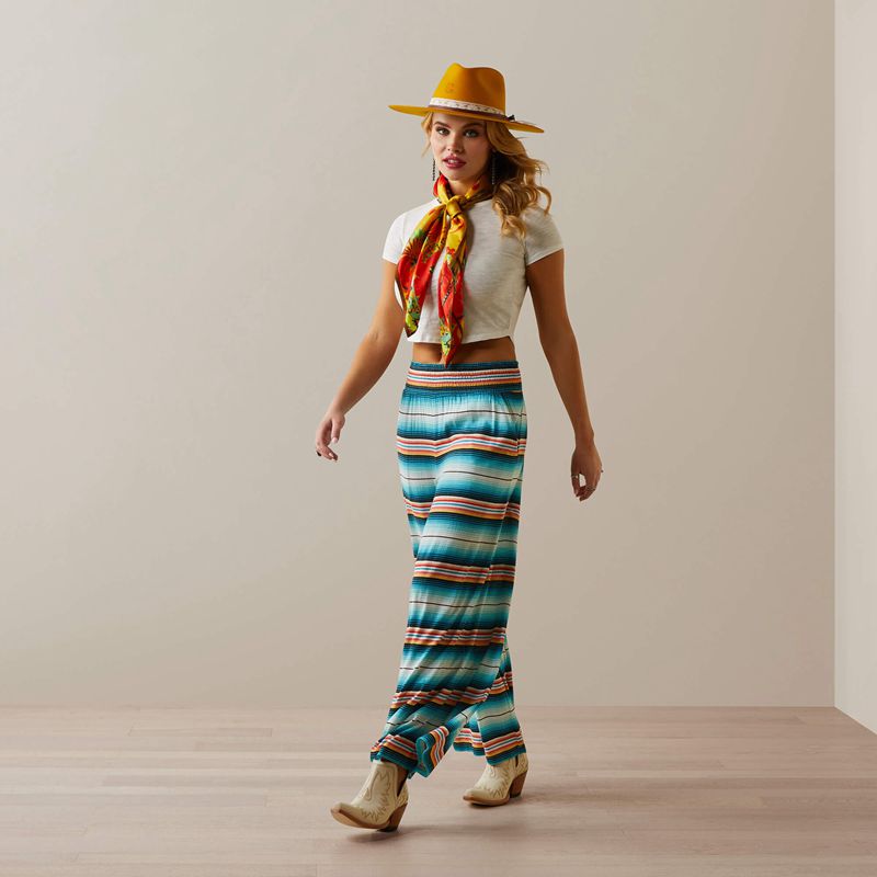 Ariat Carrillo Pant Serape Stripe Print Femme | JOC-51895131