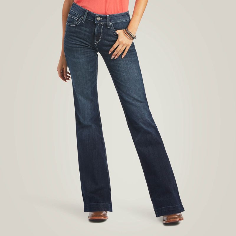 Ariat Trouser Perfect Rise Aisha Wide Leg Jean Missouri Femme | ADA-84441485