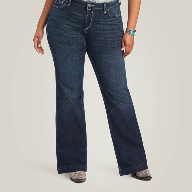 Ariat Trouser Perfect Rise Aisha Wide Leg Jean Missouri Femme | ADA-84441485