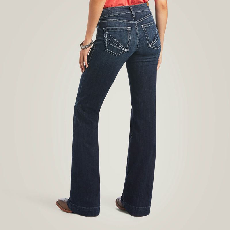 Ariat Trouser Perfect Rise Aisha Wide Leg Jean Missouri Femme | ADA-84441485