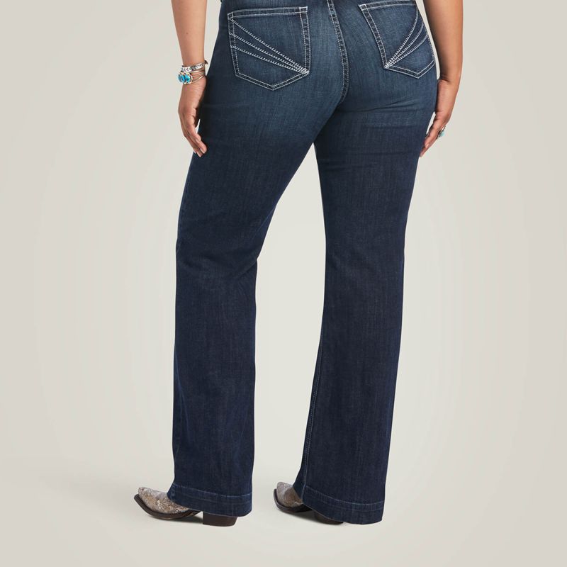 Ariat Trouser Perfect Rise Aisha Wide Leg Jean Missouri Femme | ADA-84441485