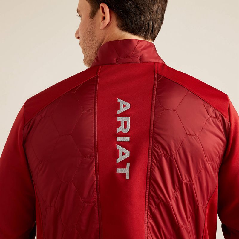 Ariat Fusion Insulated Jacket Sun-Dried Tomato Homme | CHH-97748946