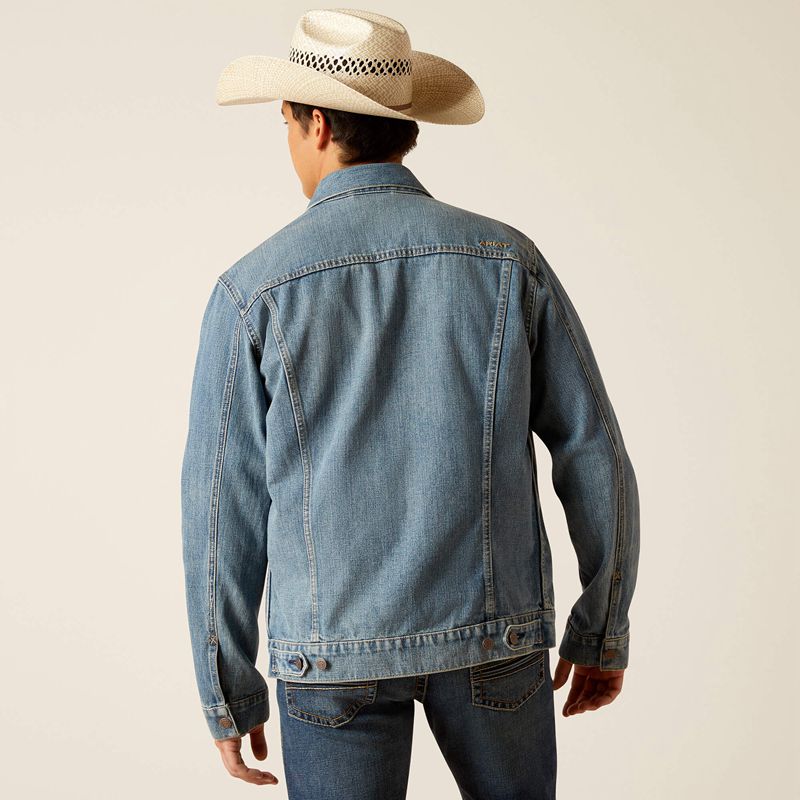 Ariat Denim Trucker Jacket Roby Homme | QVT-65930609