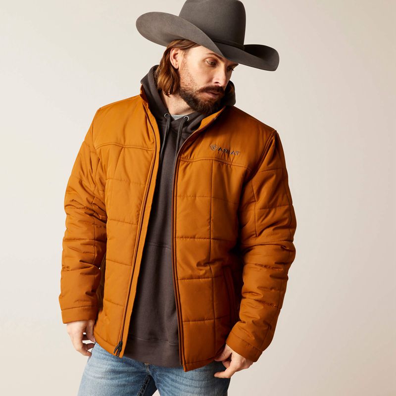 Ariat Crius Insulated Jacket Chestnut Homme | KGY-03189700