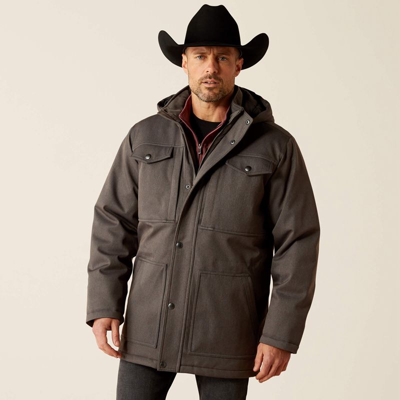 Ariat Abilene Parka Grise Homme | SDA-91739181