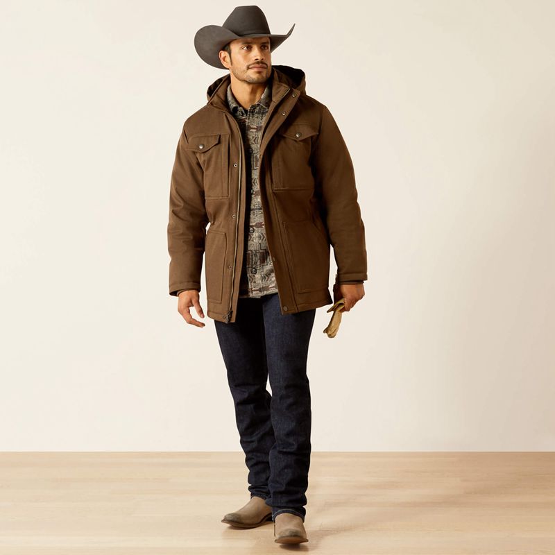 Ariat Abilene Parka Wren Heather Homme | DOS-27269844