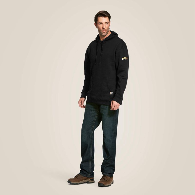 Ariat Rebar Workman Hoodie Noir Homme | DXF-53982347