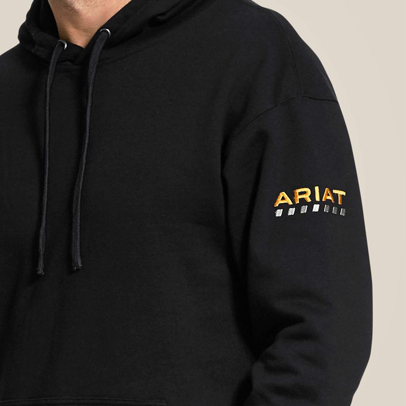 Ariat Rebar Workman Hoodie Noir Homme | DXF-53982347