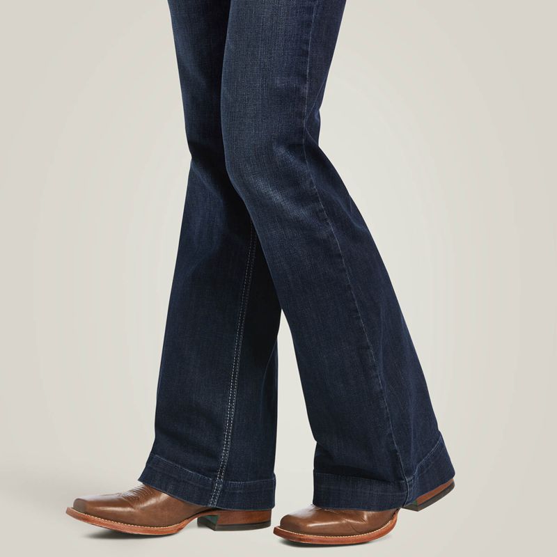 Ariat Trouser Perfect Rise Aisha Wide Leg Jean Missouri Femme | ADA-84441485