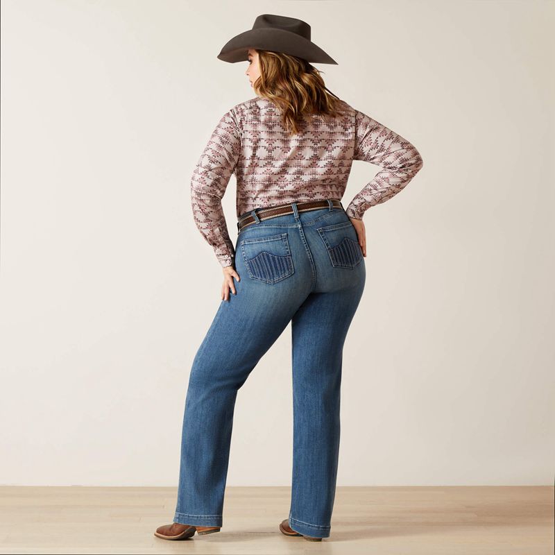 Ariat R.E.A.L. Perfect Rise Bethany Trouser Jean Albuquerque Femme | UBJ-12704044