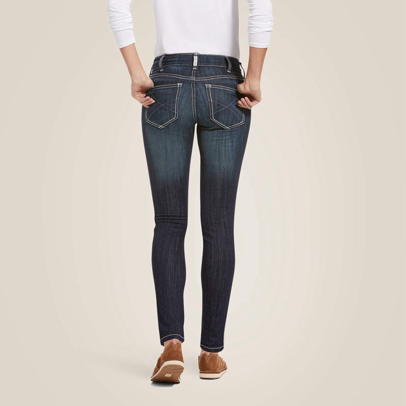 Ariat R.E.A.L. Mid Rise Stretch Outseam Ella Skinny Jean Celestial Femme | FIF-41024511