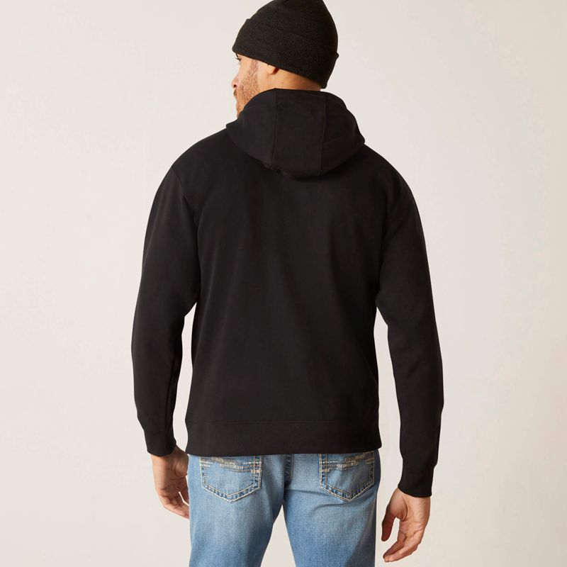 Ariat Mexico Hoodie Noir Homme | WDJ-48471624