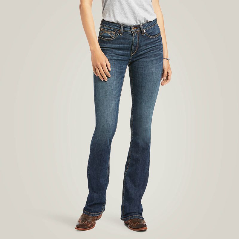 Ariat R.E.A.L. High Rise Fernanda Boot Cut Jean Arkansas Femme | TLO-63576251