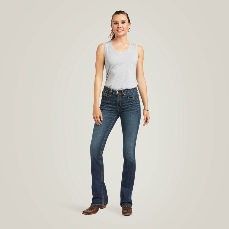 Ariat R.E.A.L. High Rise Fernanda Boot Cut Jean Arkansas Femme | TLO-63576251