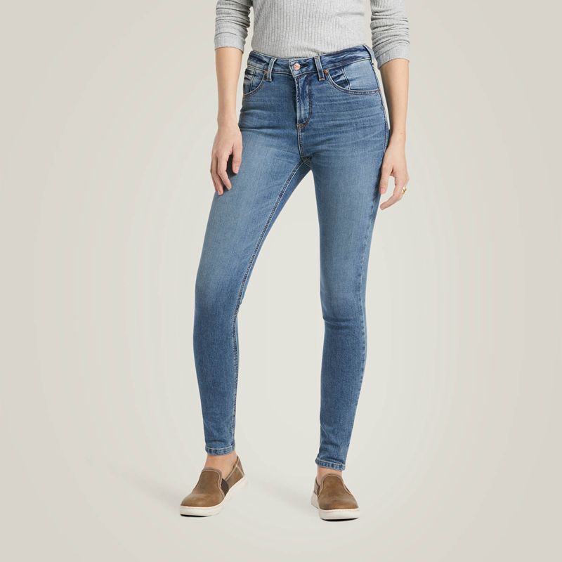 Ariat Premium High Rise Skinny Jean Stretch Asmu Cameroon Femme | AKM-43375437