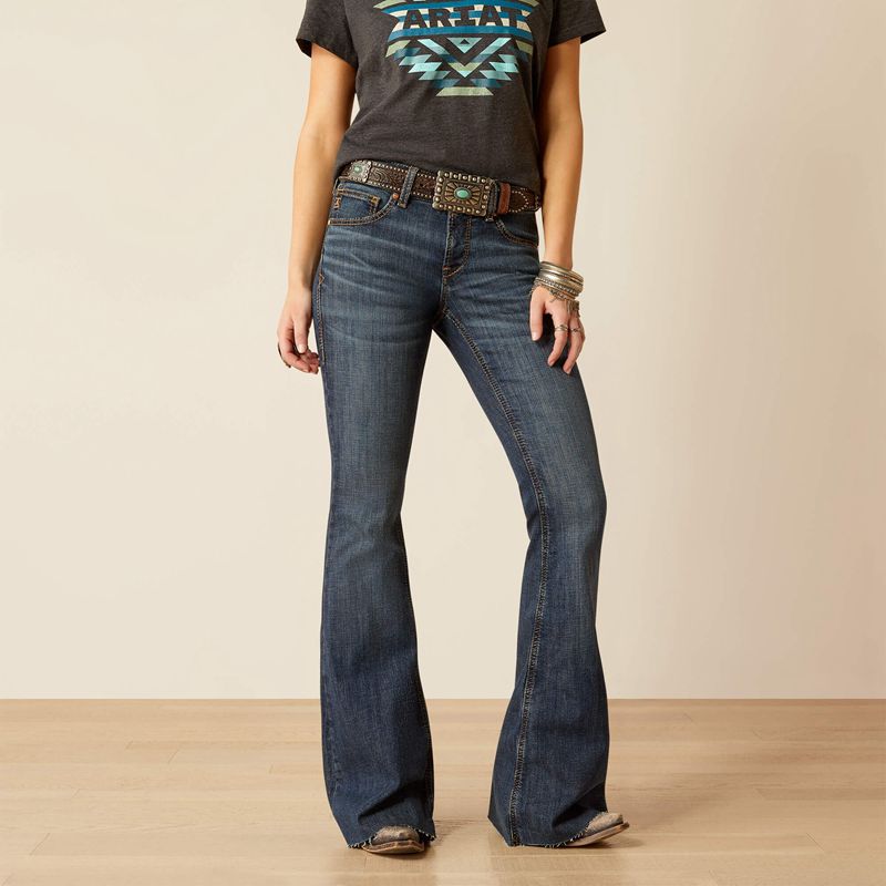 Ariat Perfect Rise Kallie Flare Jeans Florida Femme | LHF-93030440