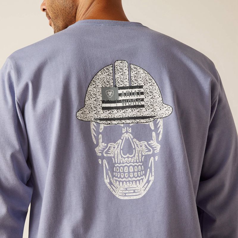 Ariat Fr Roughneck Skull Logo T-Shirt Infinity Homme | JZO-93931452