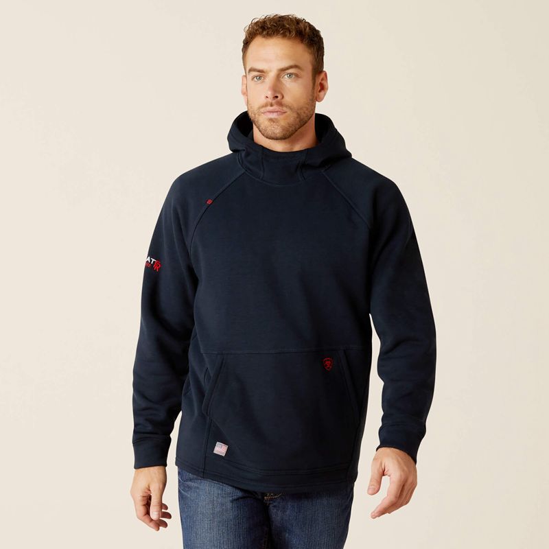 Ariat Fr Primo Fleece 2.0 Hoodie Bleu Marine Homme | OWG-47404208